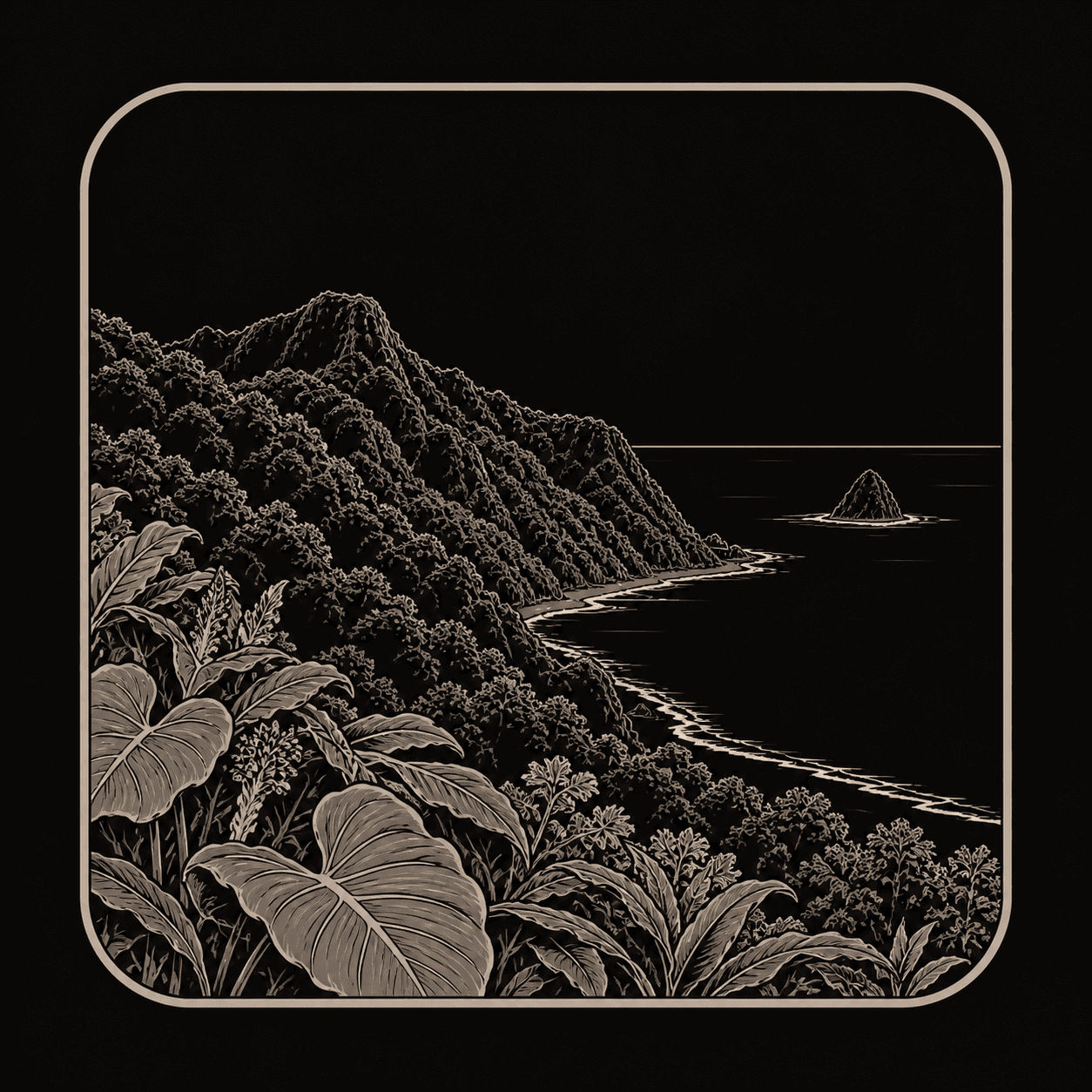 Illustration of National Park of American Samoa.