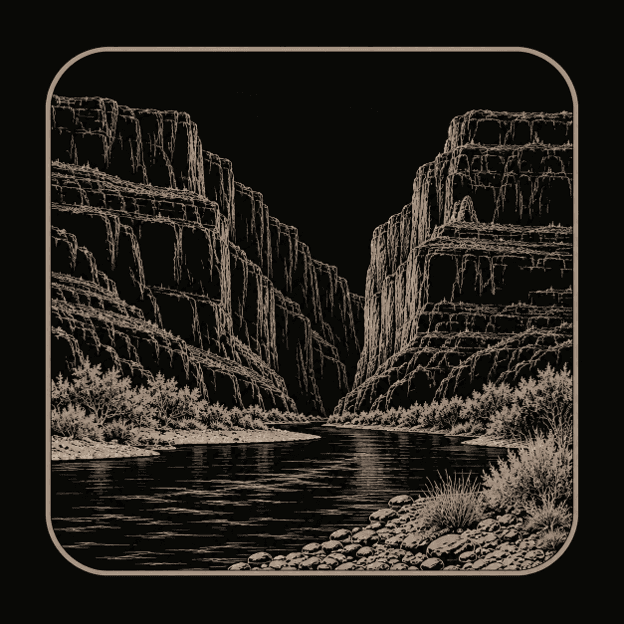 Illustration of Big Bend National Park.