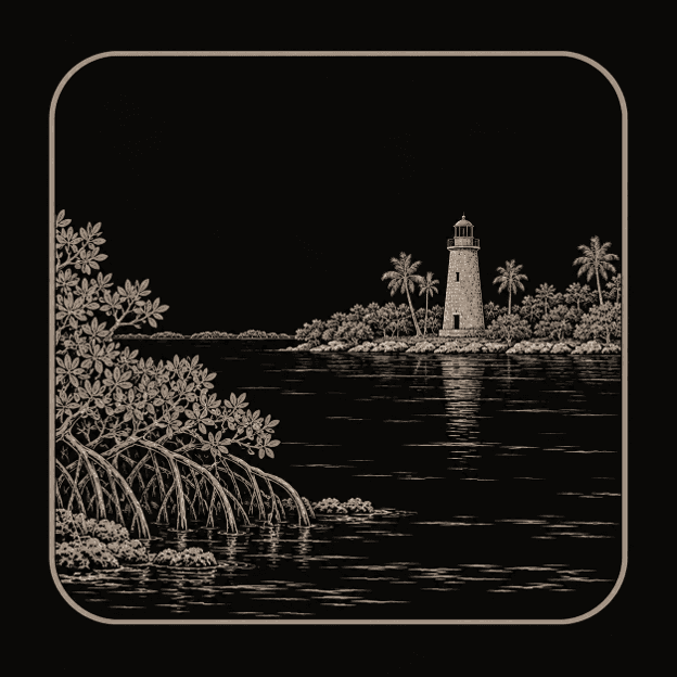 Illustration of Biscayne National Park.
