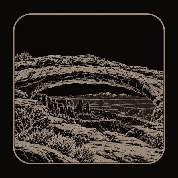 Illustration of Canyonlands National Park.
