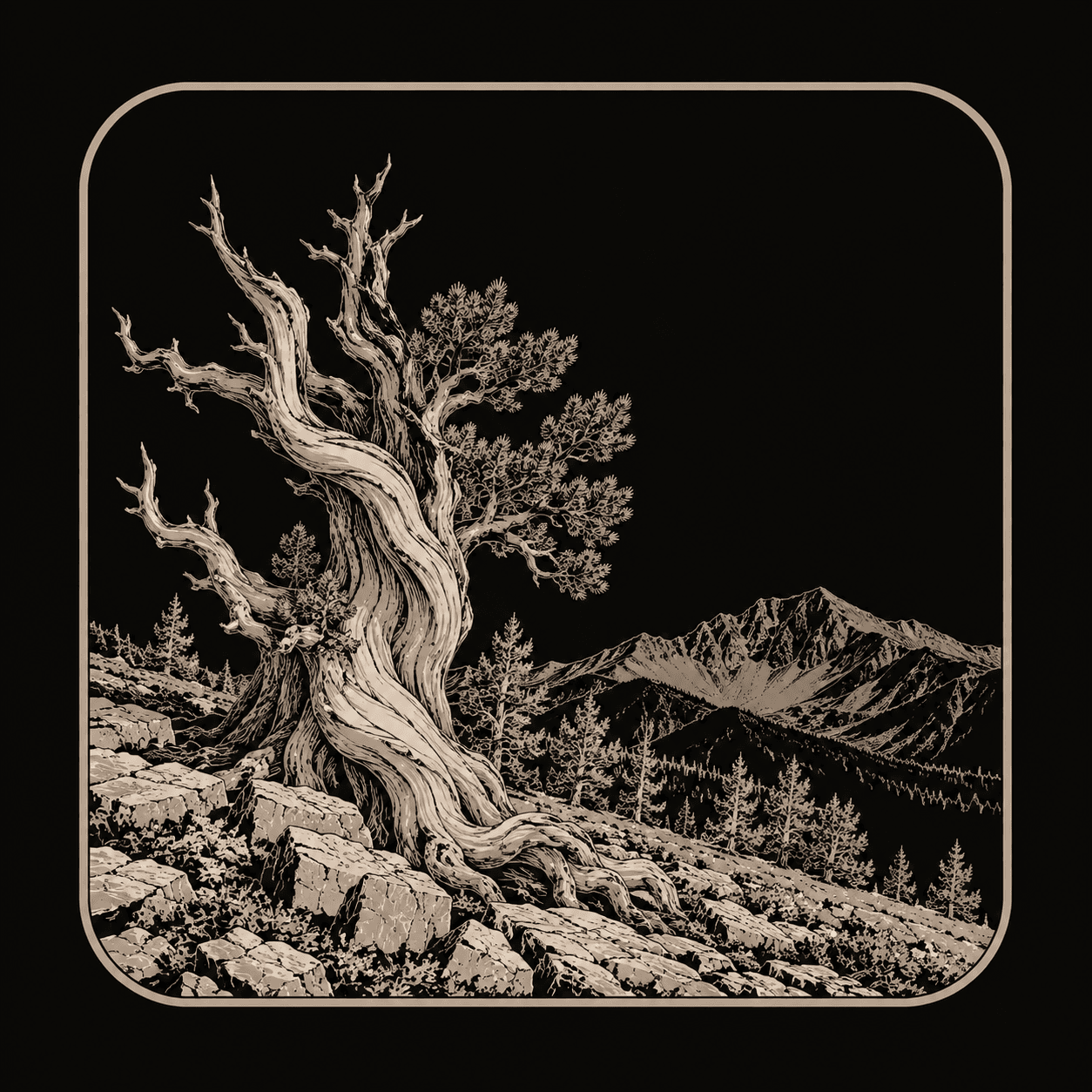 Illustration of Great Basin National Park.