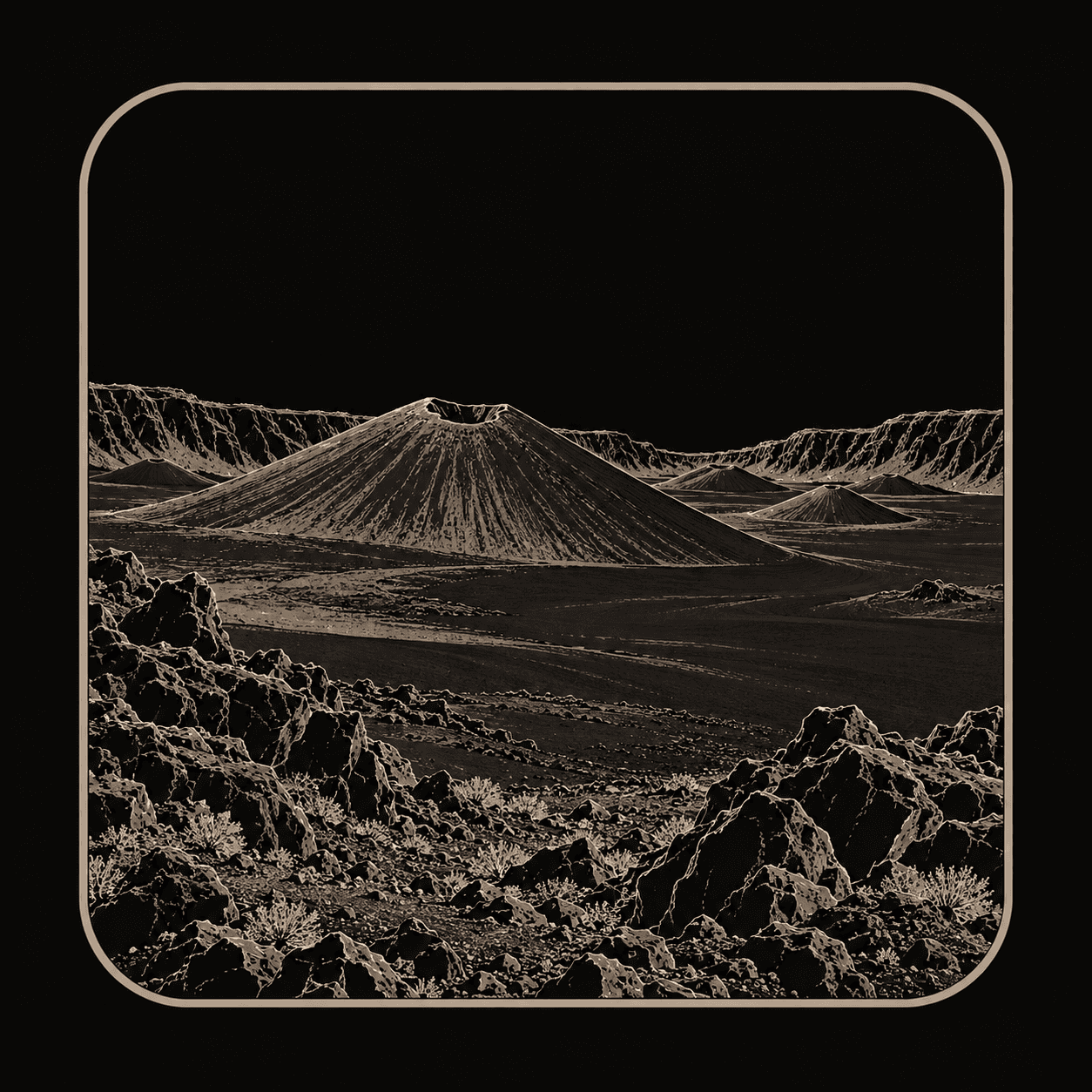 Illustration of Haleakalā National Park.
