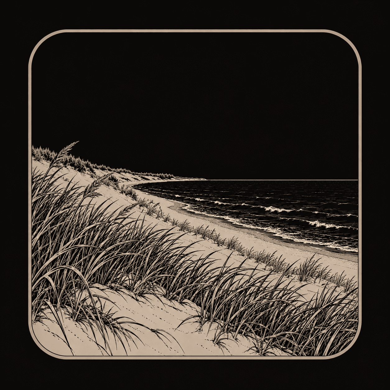 Illustration of Indiana Dunes National Park.