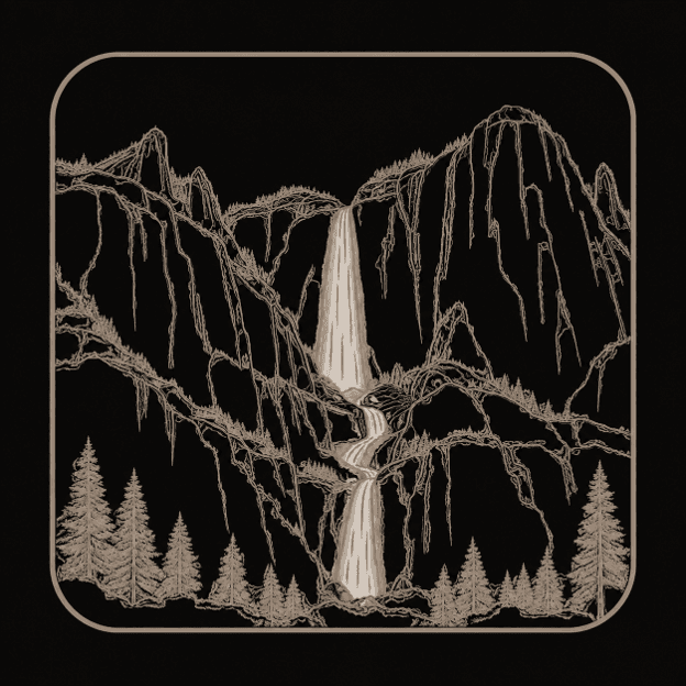 Illustration of Yosemite National Park.
