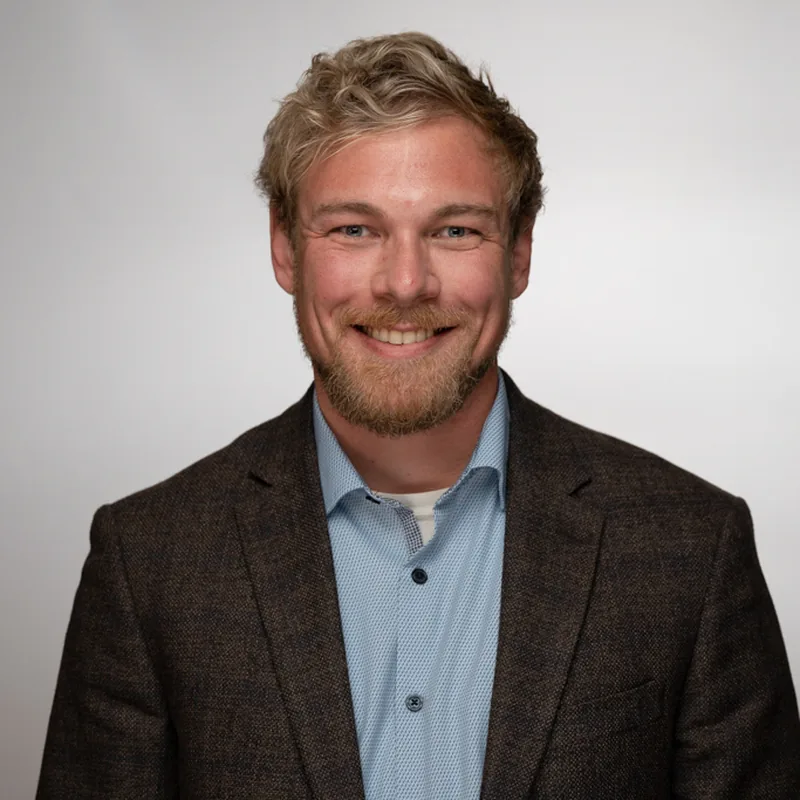 Nick Rainier, head and shoulders portrait.